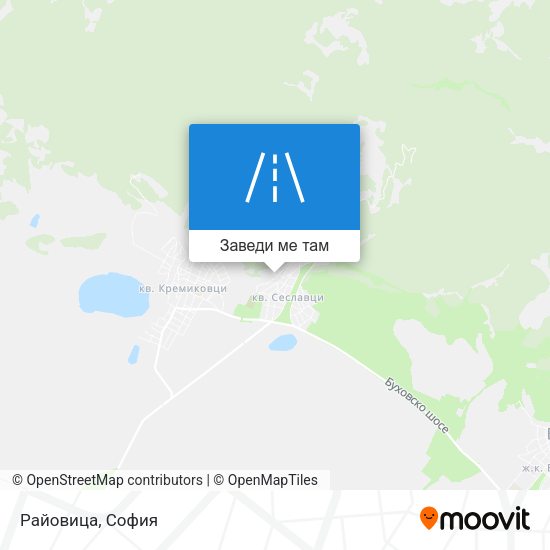 Райовица карта