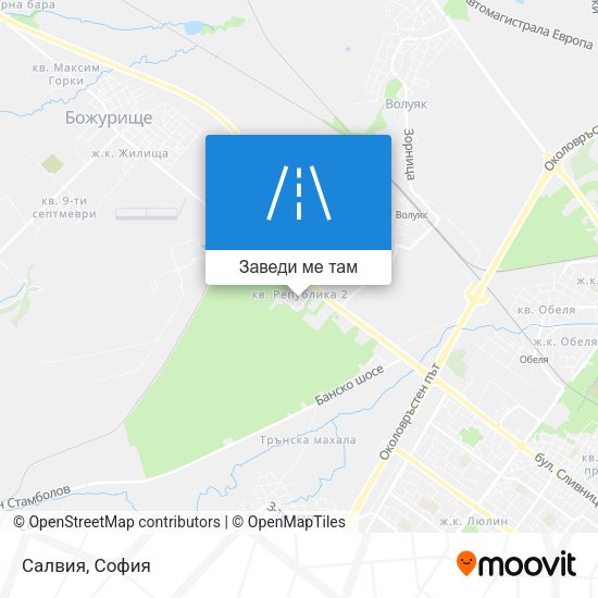 Салвия карта
