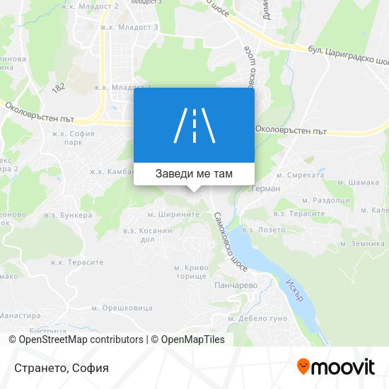 Странето карта