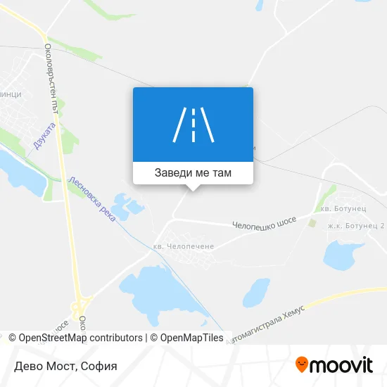 Дево Мост карта