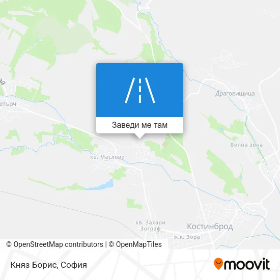 Княз Борис карта