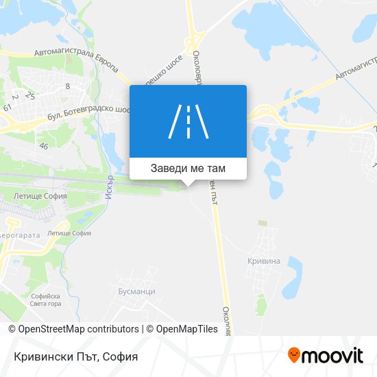 Кривински Път карта