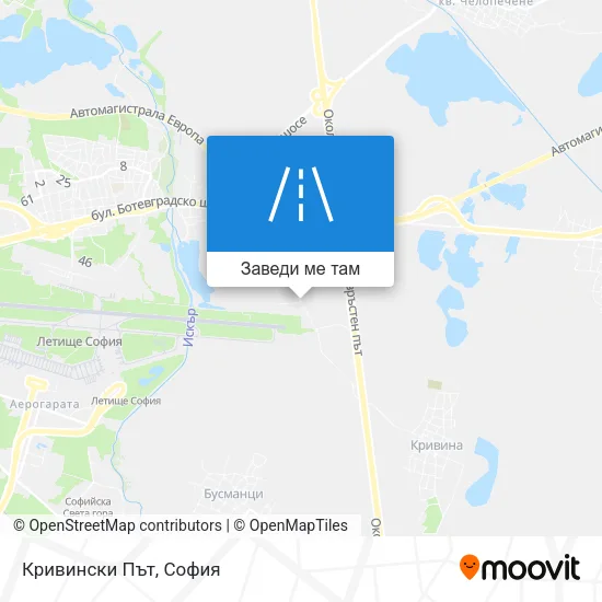 Кривински Път карта