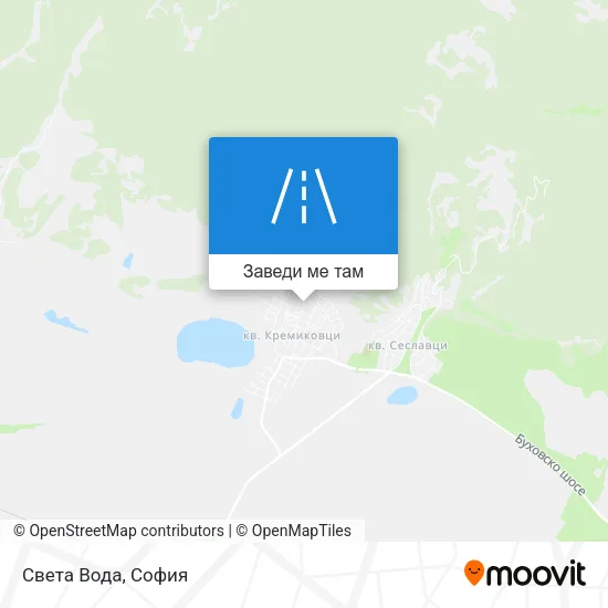 Света Вода карта