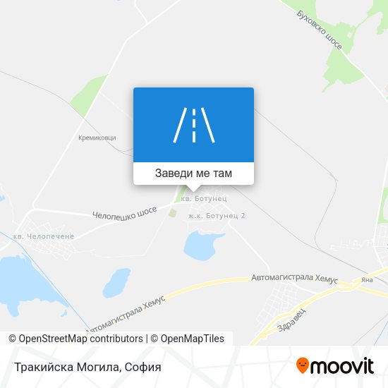 Тракийска Могила карта