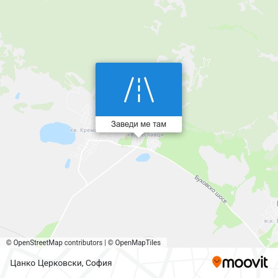 Цанко Церковски карта