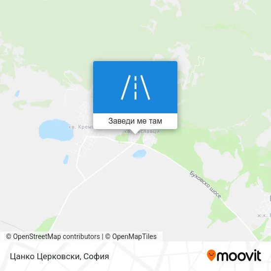 Цанко Церковски карта