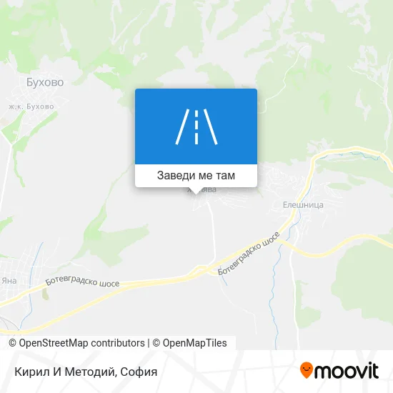 Кирил И Методий карта