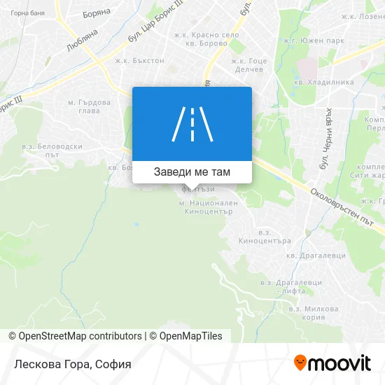 Лескова Гора карта