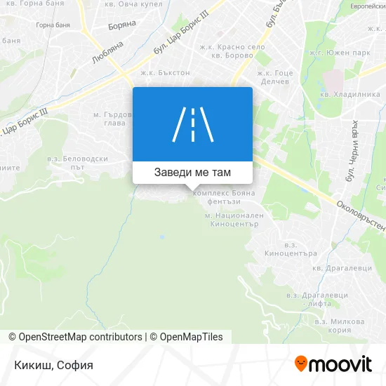 Кикиш карта