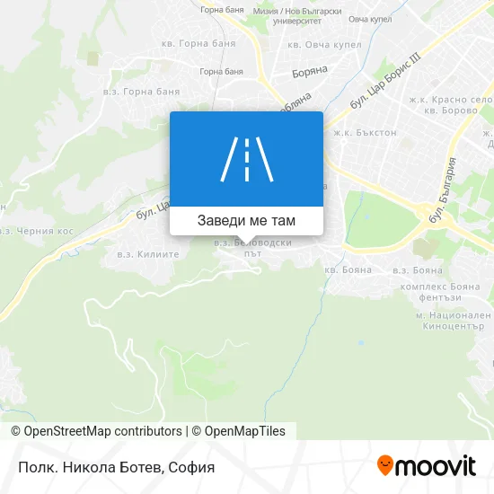 Полк. Никола Ботев карта