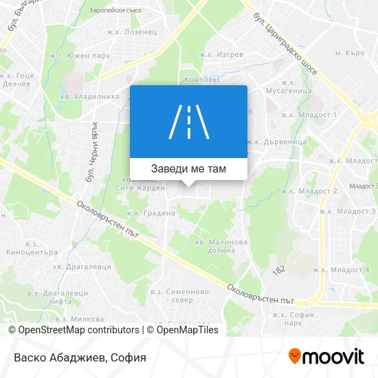 Васко Абаджиев карта