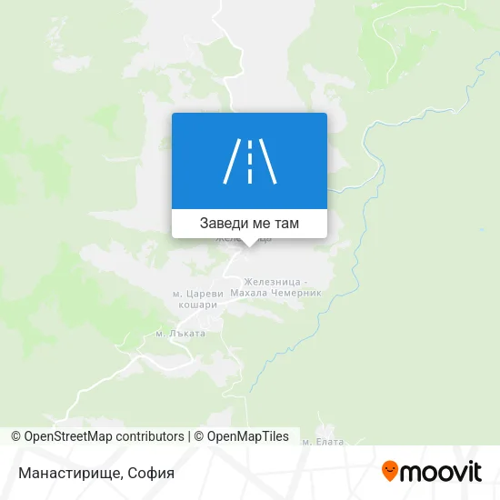 Манастирище карта