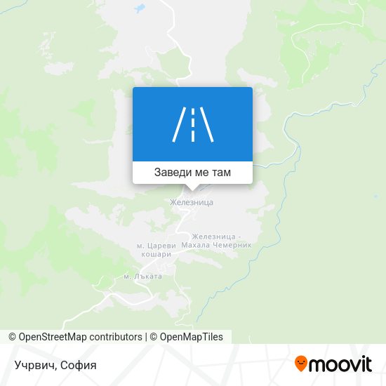Учрвич карта