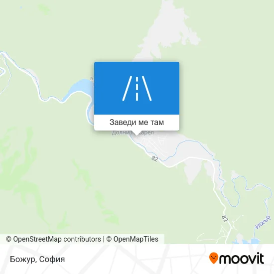 Божур карта