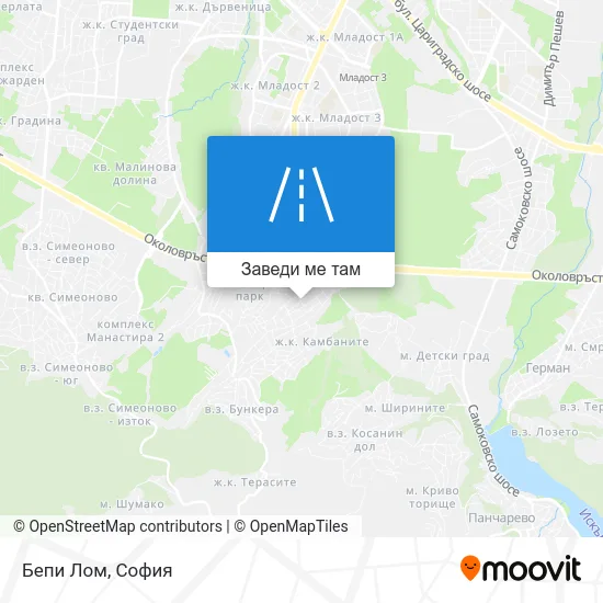 Бепи Лом карта