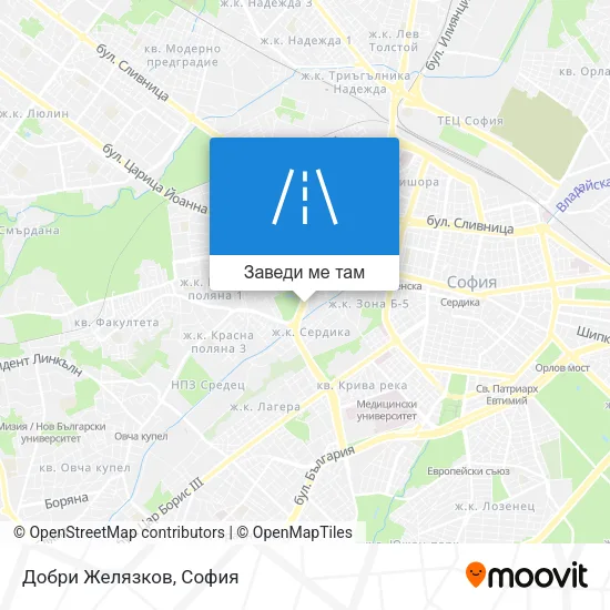 Добри Желязков карта