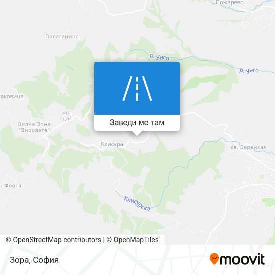Зора карта