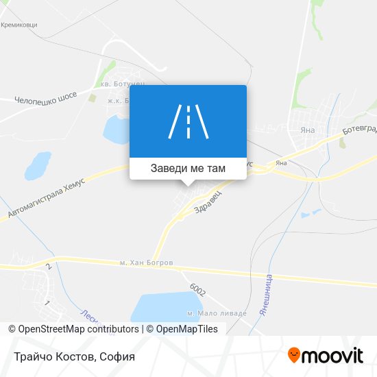 Трайчо Костов карта