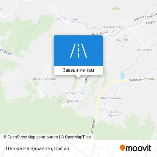 Пътека На Здравето карта