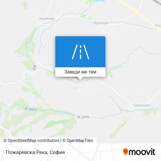 Пожаревска Река карта