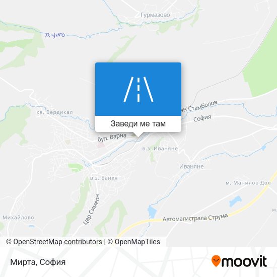 Мирта карта