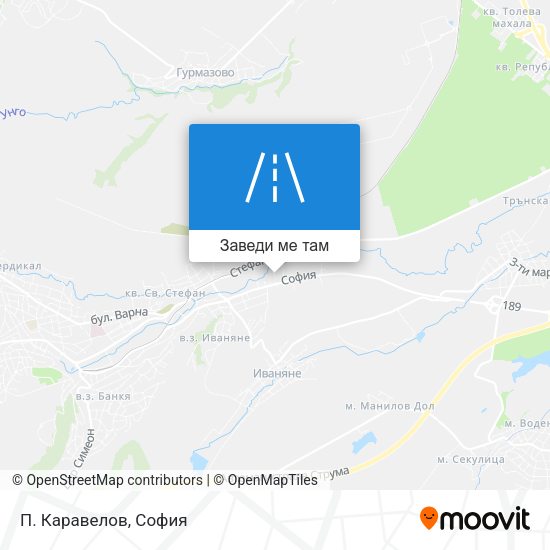 П. Каравелов карта