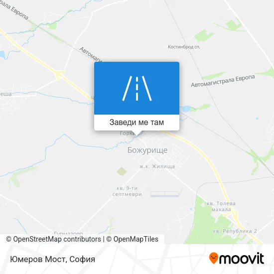 Юмеров Мост карта