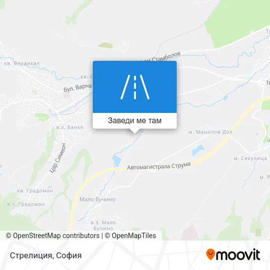 Стрелиция карта