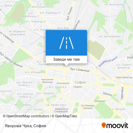 Яворова Чука карта