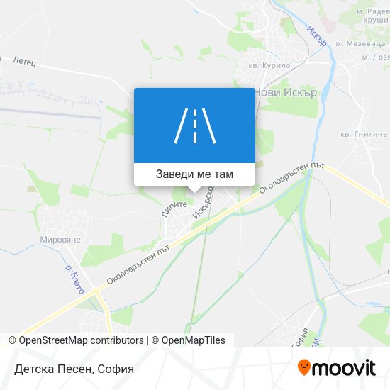 Детска Песен карта