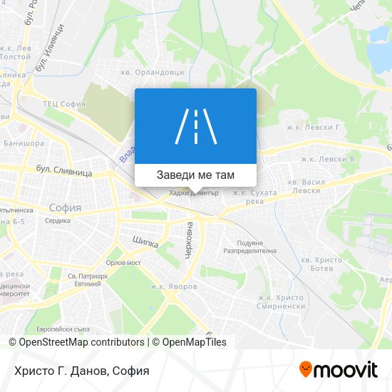Христо Г. Данов карта