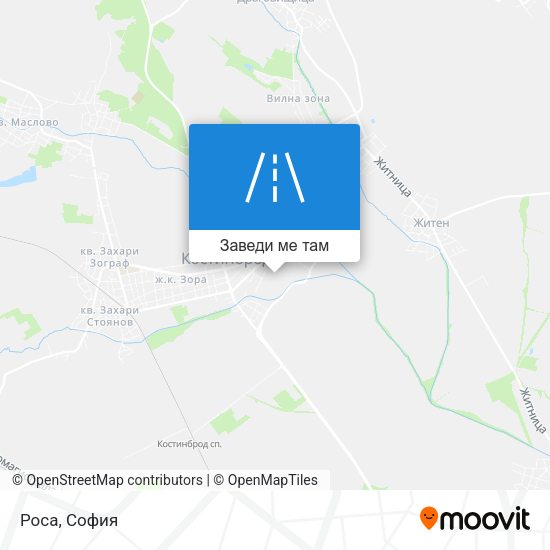 Роса карта