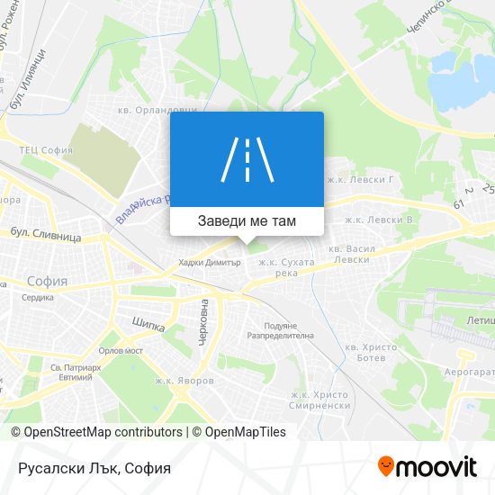 Русалски Лък карта