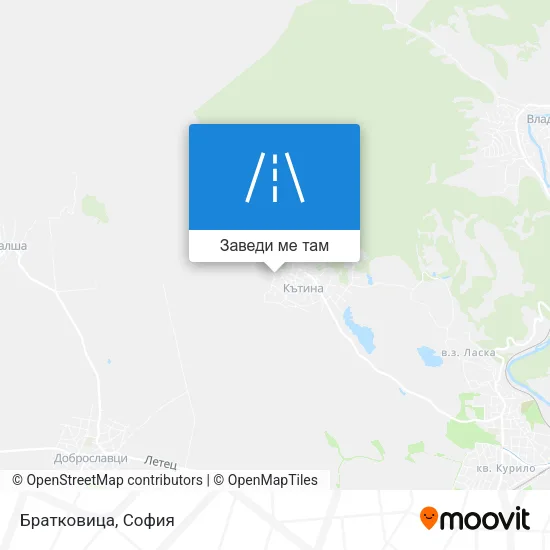 Братковица карта