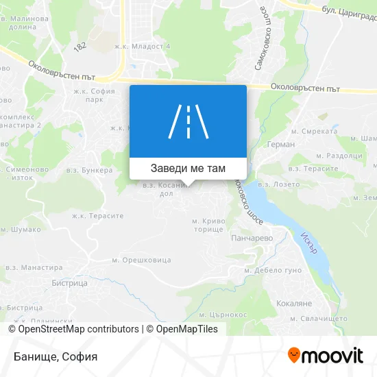 Банище карта