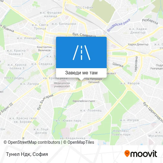 Тунел Ндк карта