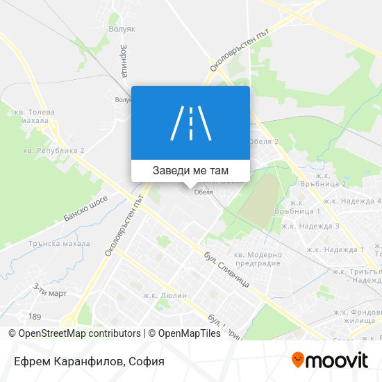Ефрем Каранфилов карта