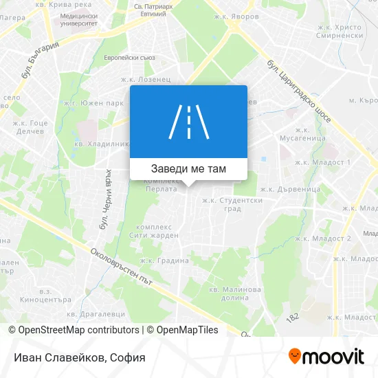 Иван Славейков карта