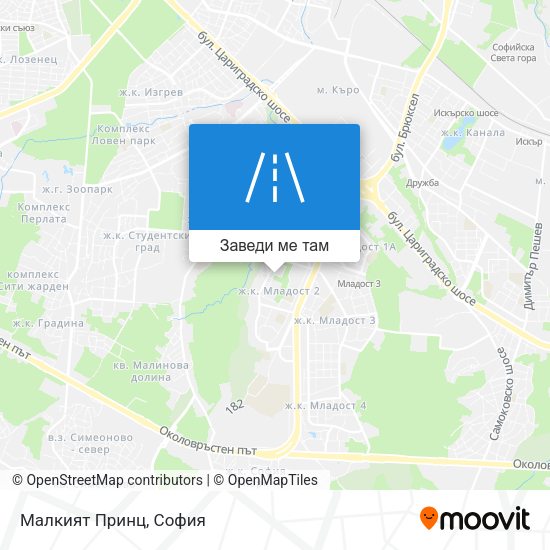 Малкият Принц карта