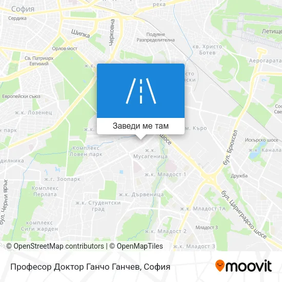 Професор Доктор Ганчо Ганчев карта