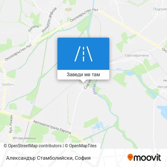 Александър Стамболийски карта