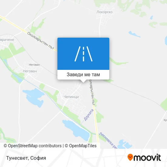 Тунесвет карта