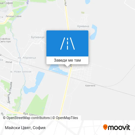 Майски Цвят карта