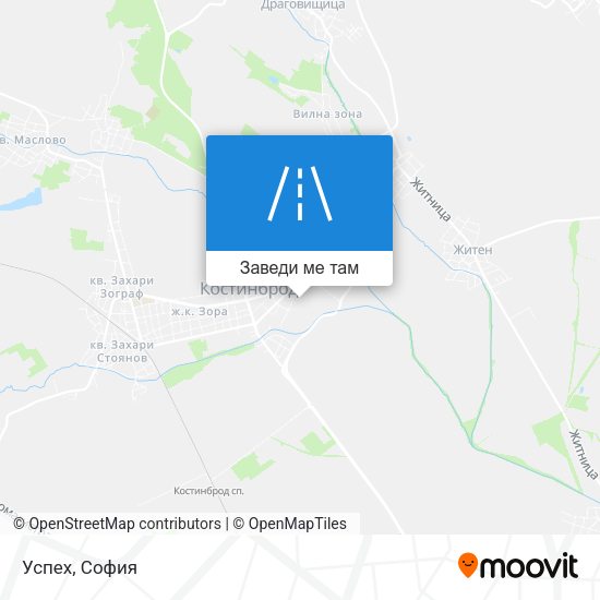 Успех карта