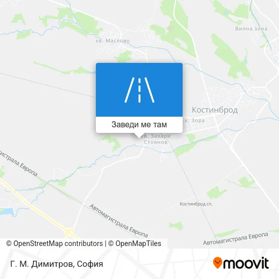Г. М. Димитров карта