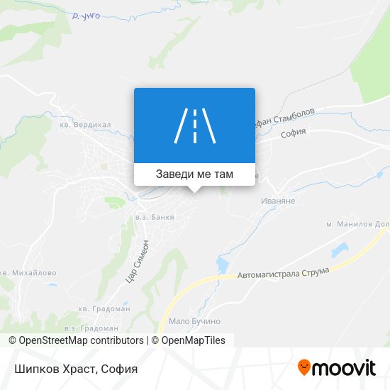 Шипков Храст карта