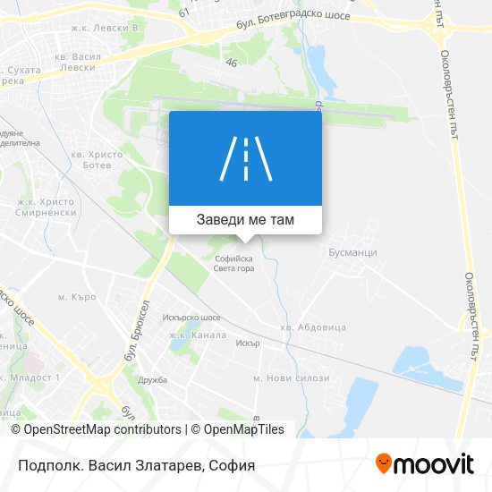 Подполк. Васил Златарев карта