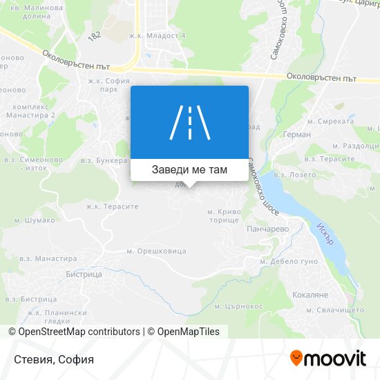 Стевия карта