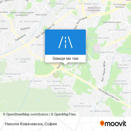 Никола Ковачевски карта
